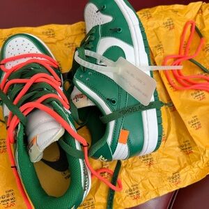 Authentic Off-White x Dunk Low Green